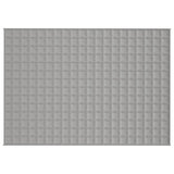 Vidaxx Gewichtsdecke 135x200 cm 10 kg Stoff grau