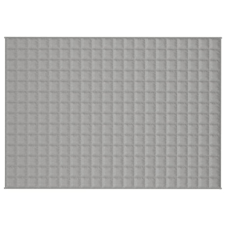 Vidaxx Gewichtsdecke 137x200 cm 10 kg Stoff grau