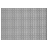 Vidaxx Gewichtsdecke 140x200 cm 10 kg Stoff grau