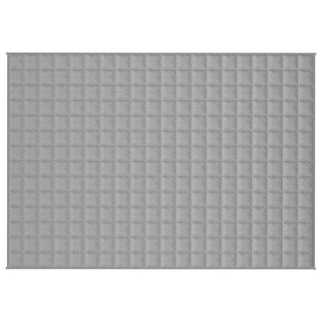 Vidaxx Gewichtsdecke 140x200 cm 10 kg Stoff grau