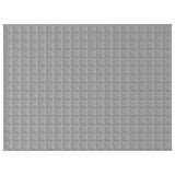 Vidaxx Gewichtsdecke 152x203 cm 7 kg Stoff grau