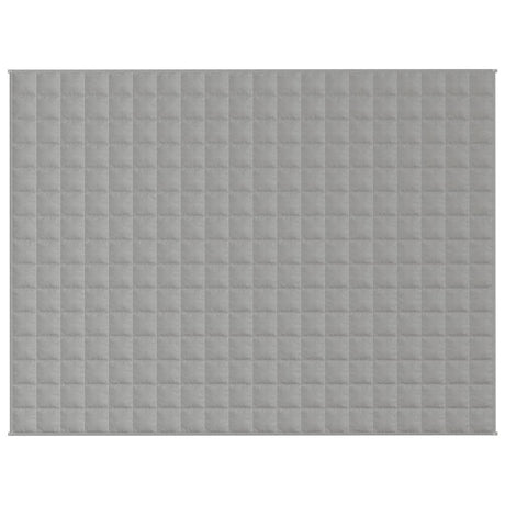Vidaxx Gewichtsdecke 152x203 cm 7 kg Stoff grau