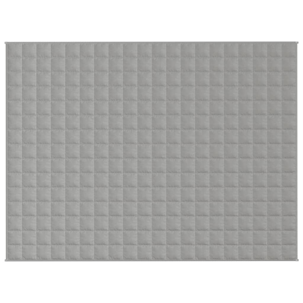 Vidaxx Gewichtsdecke 152x203 cm 11 kg Stoff grau