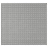 Vidaxx Gewichtsdecke 200x220 cm 9 kg Stoff grau