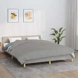 Vidaxx Gewichtsdecke 200x220 cm 9 kg Stoff grau