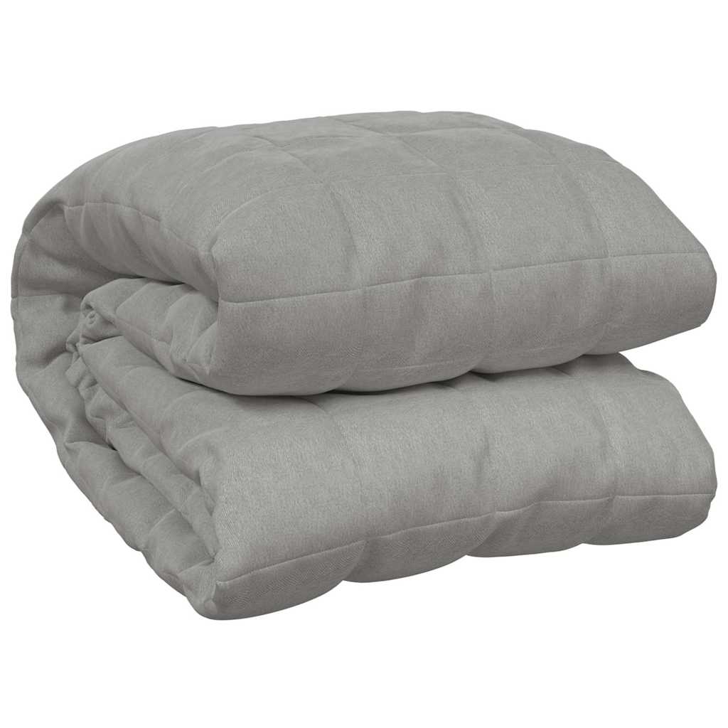 Vidaxx Gewichtsdecke 200x220 cm 13 kg Stoff grau