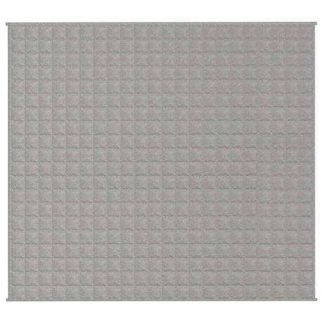 Vidaxx Gewichtsdecke 200x220 cm 13 kg Stoff grau