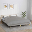 Vidaxx Gewichtsdecke 200x220 cm 13 kg Stoff grau