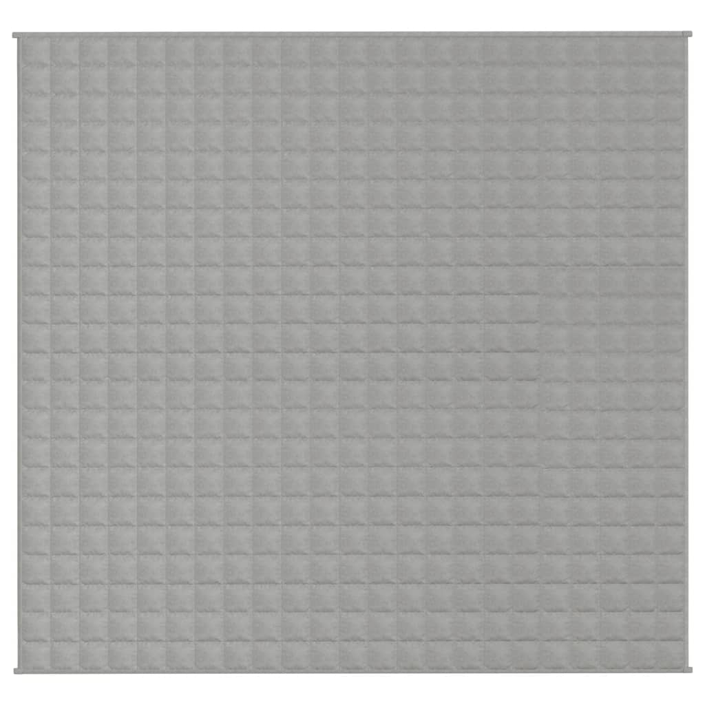 Vidaxx Gewichtsdecke 220x230 cm 11 kg Stoff grau