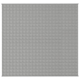Vidaxx Gewichtsdecke 220x230 cm 11 kg Stoff grau