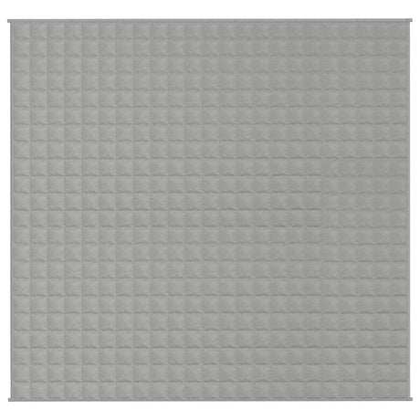 Vidaxx Gewichtsdecke 220x240 cm 11 kg Stoff grau