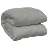 Vidaxx Gewichtsdecke 220x230 cm 15 kg Stoff grau