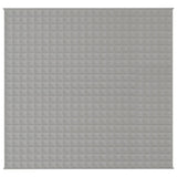 Vidaxx Gewichtsdecke 220x230 cm 15 kg Stoff grau