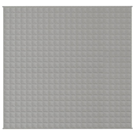 Vidaxx Gewichtsdecke 220x230 cm 15 kg Stoff grau