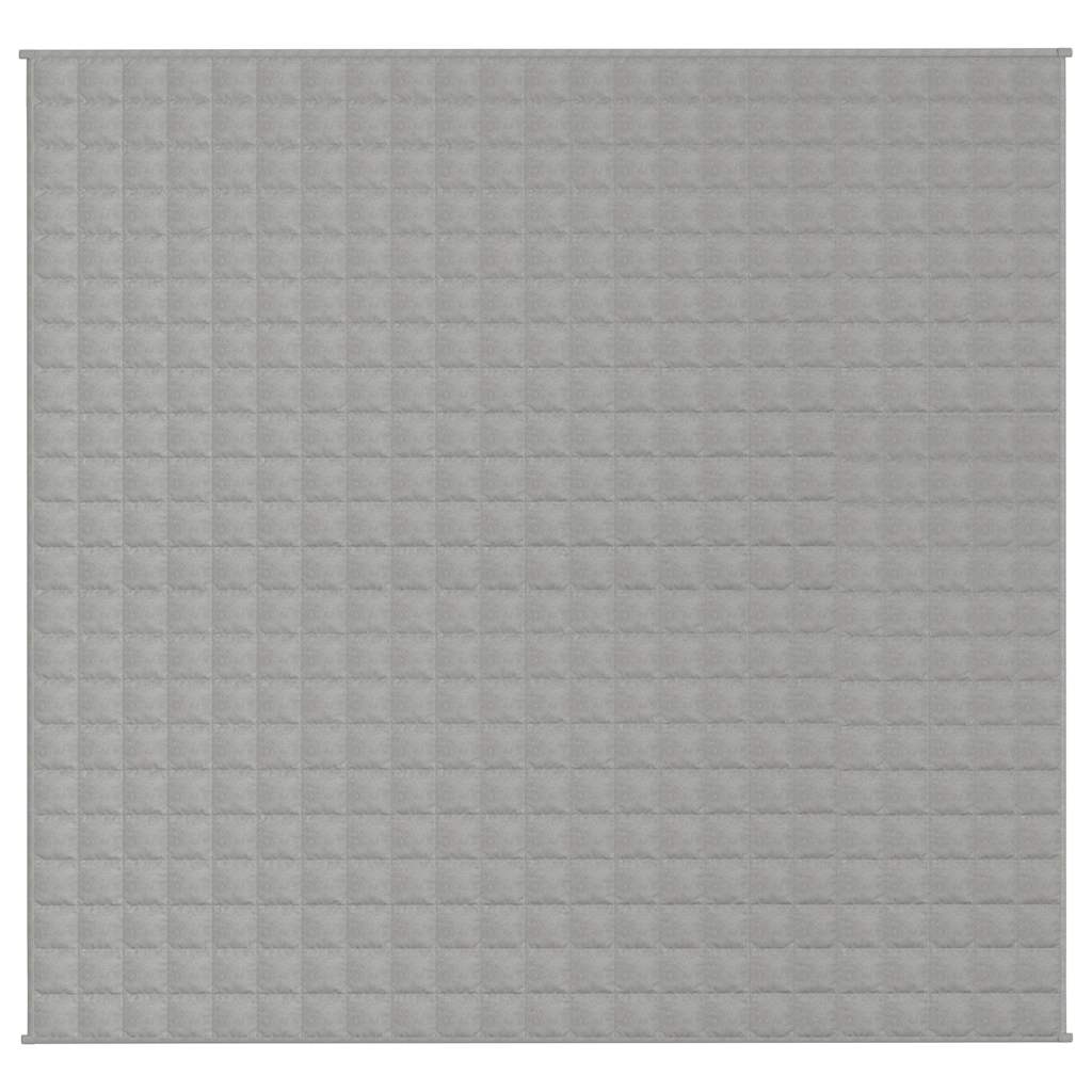Vidaxx Gewichtsdecke 220x240 cm 15 kg Stoff grau