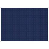 Vidaxx Gewichtsdecke 135x200 cm 6 kg Stoff blau