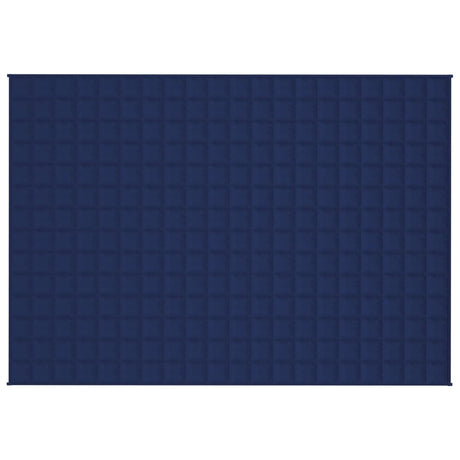 Vidaxx Gewichtsdecke 135x200 cm 6 kg Stoff blau