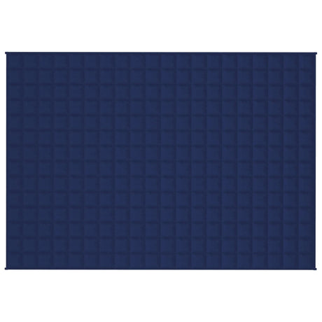 Vidaxx Gewichtsdecke 140x200 cm 6 kg Stoff blau
