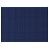 Vidaxx Gewichtsdecke 152x203 cm 7 kg Stoff blau