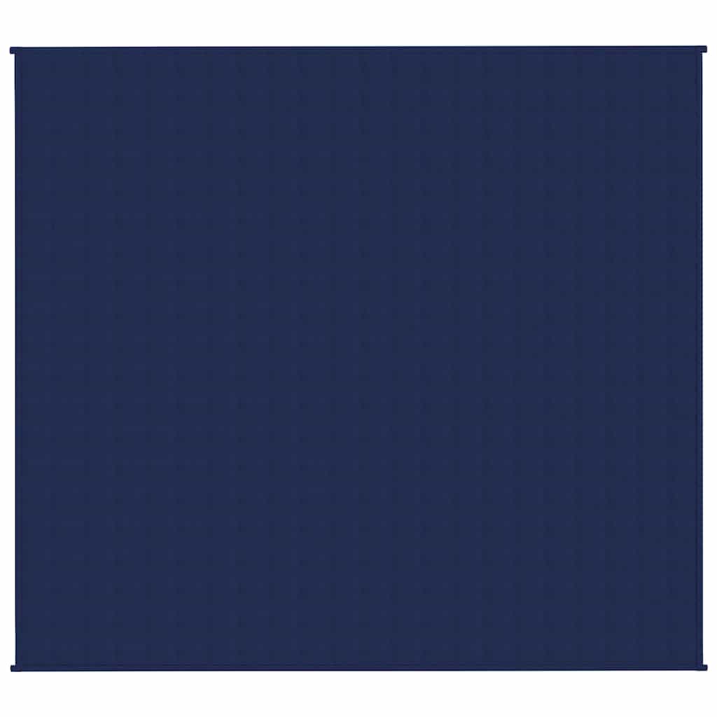 Vidaxx Gewichtsdecke 200x220 cm 9 kg Stoff blau