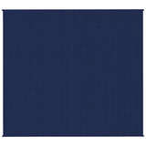 Vidaxx Gewichtsdecke 200x220 cm 9 kg Stoff blau