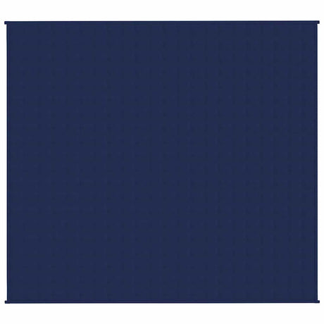 Vidaxx Gewichtsdecke 200x220 cm 9 kg Stoff blau