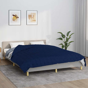 Vidaxx Gewichtsdecke 200x220 cm 9 kg Stoff blau