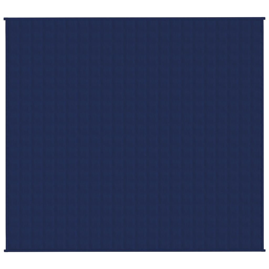 Vidaxx Gewichtsdecke 200x230 cm 13 kg Stoff blau