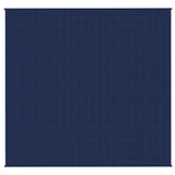 Vidaxx Gewichtsdecke 220x230 cm 11 kg Stoff blau