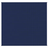 Vidaxx Gewichtsdecke 220x240 cm 11 kg Stoff blau