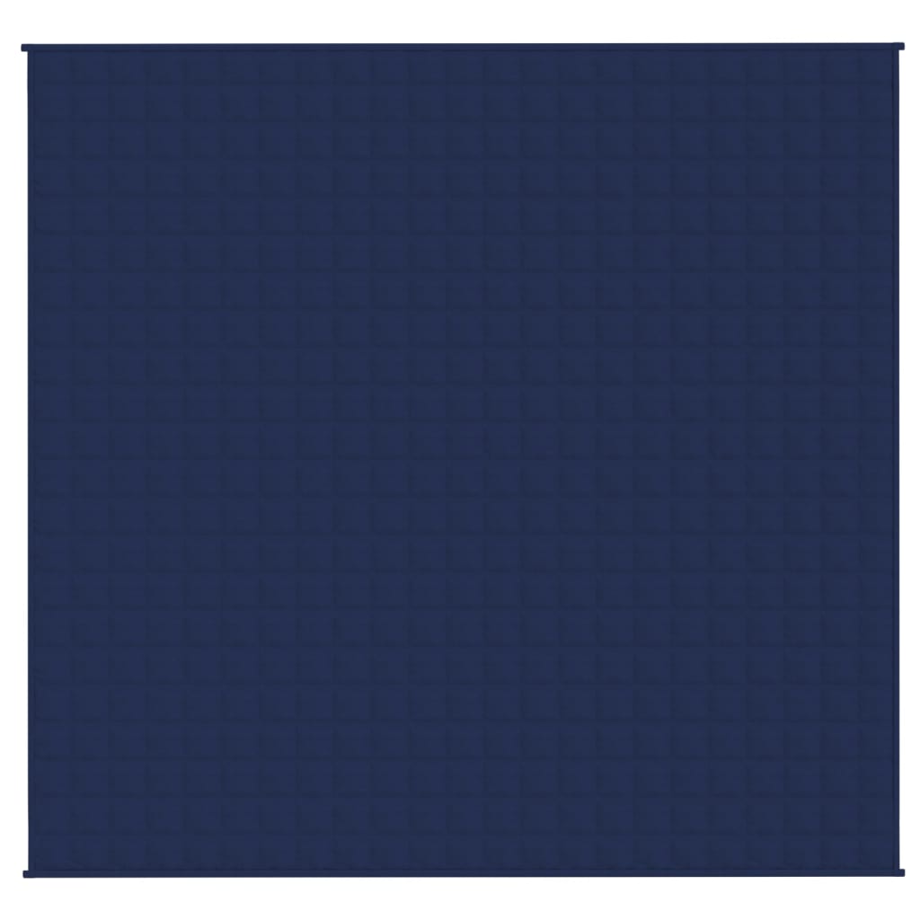 Vidaxx Gewichtsdecke 220x230 cm 15 kg Stoff blau