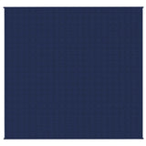 Vidaxx Gewichtsdecke 220x230 cm 15 kg Stoff blau
