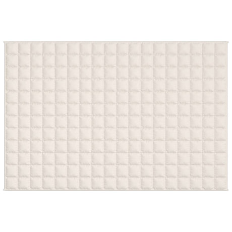Vidaxx Gewichtsdecke 122x183 cm 5 kg Stoff hellcreme