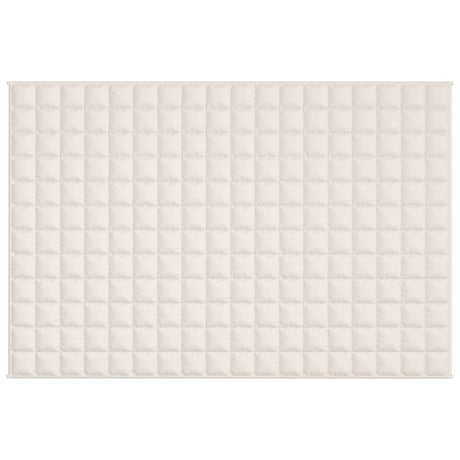Vidaxx Gewichtsdecke 122x183 cm 9 kg Stoff hellcreme