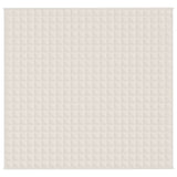 Vidaxx Gewichtsdecke 220x240 cm 15 kg Stoff hellcreme
