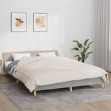 Vidaxx Gewichtsdecke 220x240 cm 15 kg Stoff hellcreme