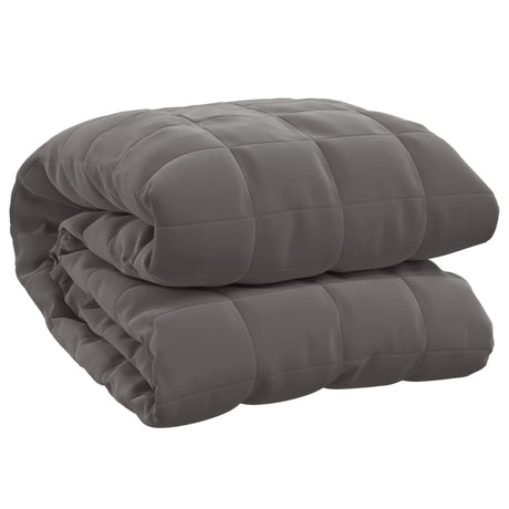 Vidaxx Gewichtsdecke 122x183 cm 5 kg Stoff grau