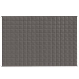 Vidaxx Gewichtsdecke 122x183 cm 5 kg Stoff grau