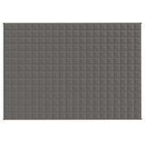 Vidaxx Gewichtsdecke 135x200 cm 10 kg Stoff grau