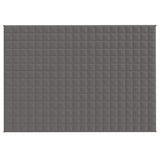 Vidaxx Gewichtsdecke 137x200 cm 10 kg Stoff grau