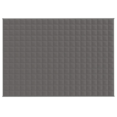 Vidaxx Gewichtsdecke 140x200 cm 10 kg Stoff grau
