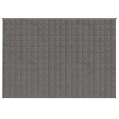 Vidaxx Gewichtsdecke 152x203 cm 7 kg Stoff grau