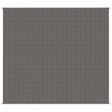 Vidaxx Gewichtsdecke 200x230 cm 9 kg Stoff grau