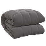 Vidaxx Gewichtsdecke 200x220 cm 13 kg Stoff grau