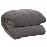 Vidaxx Gewichtsdecke 200x230 cm 13 kg Stoff grau