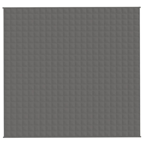 Vidaxx Gewichtsdecke 220x230 cm 11 kg Stoff grau
