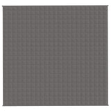 Vidaxx Gewichtsdecke 220x230 cm 15 kg Stoff grau