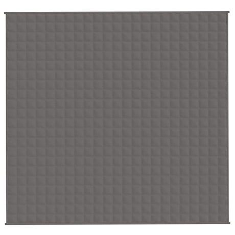 Vidaxx Gewichtsdecke 220x240 cm 15 kg Stoff grau