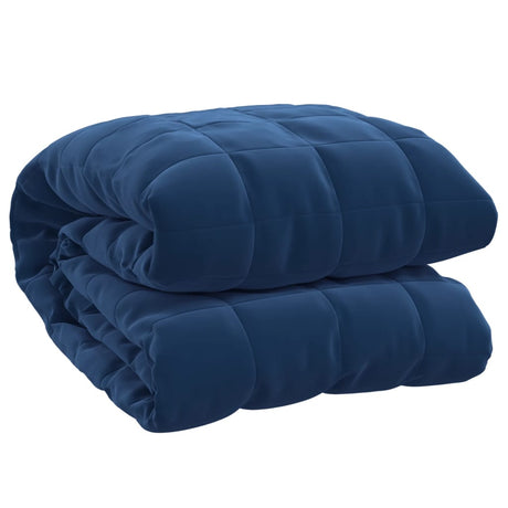 Vidaxx Gewichtsdecke 122x183 cm 5 kg Stoff blau