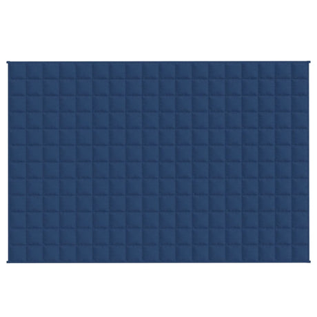 Vidaxx Gewichtsdecke 137x200 cm 10 kg Stoff blau